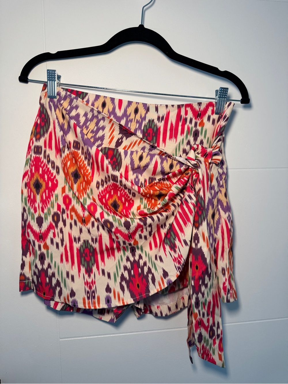 Colorful Wrap Skort - Multicolor